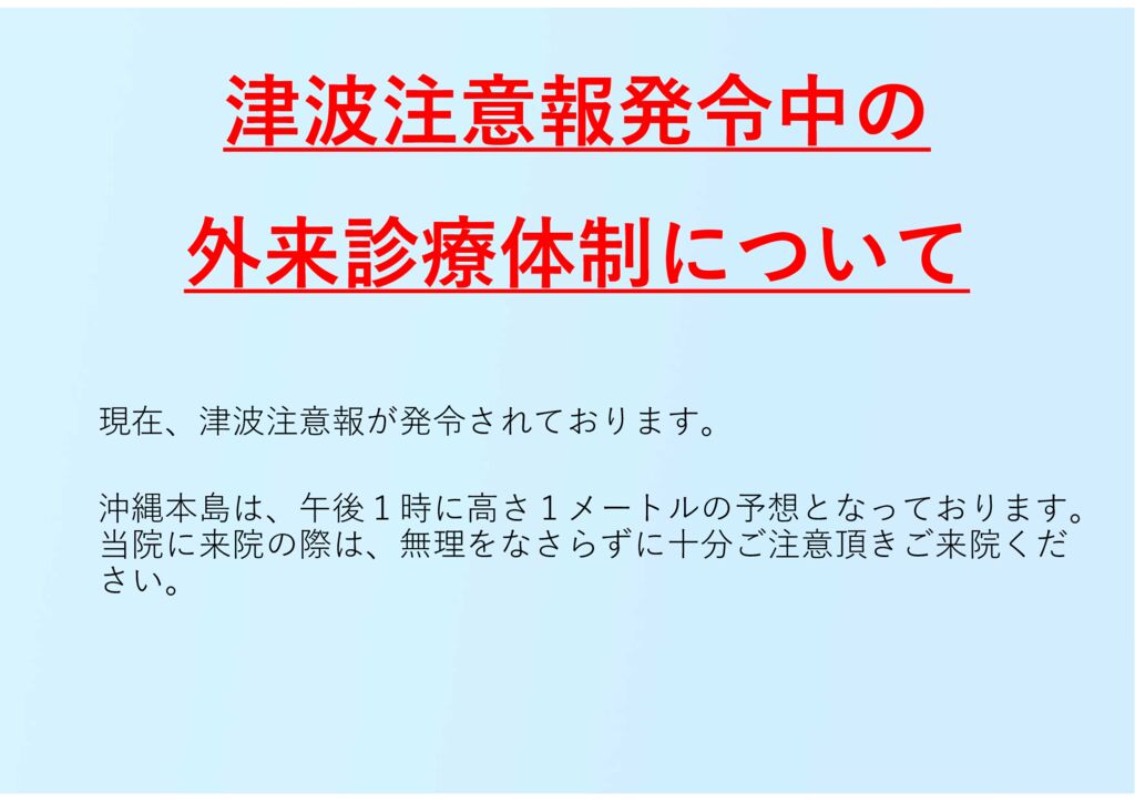 津波診療体制のサムネイル